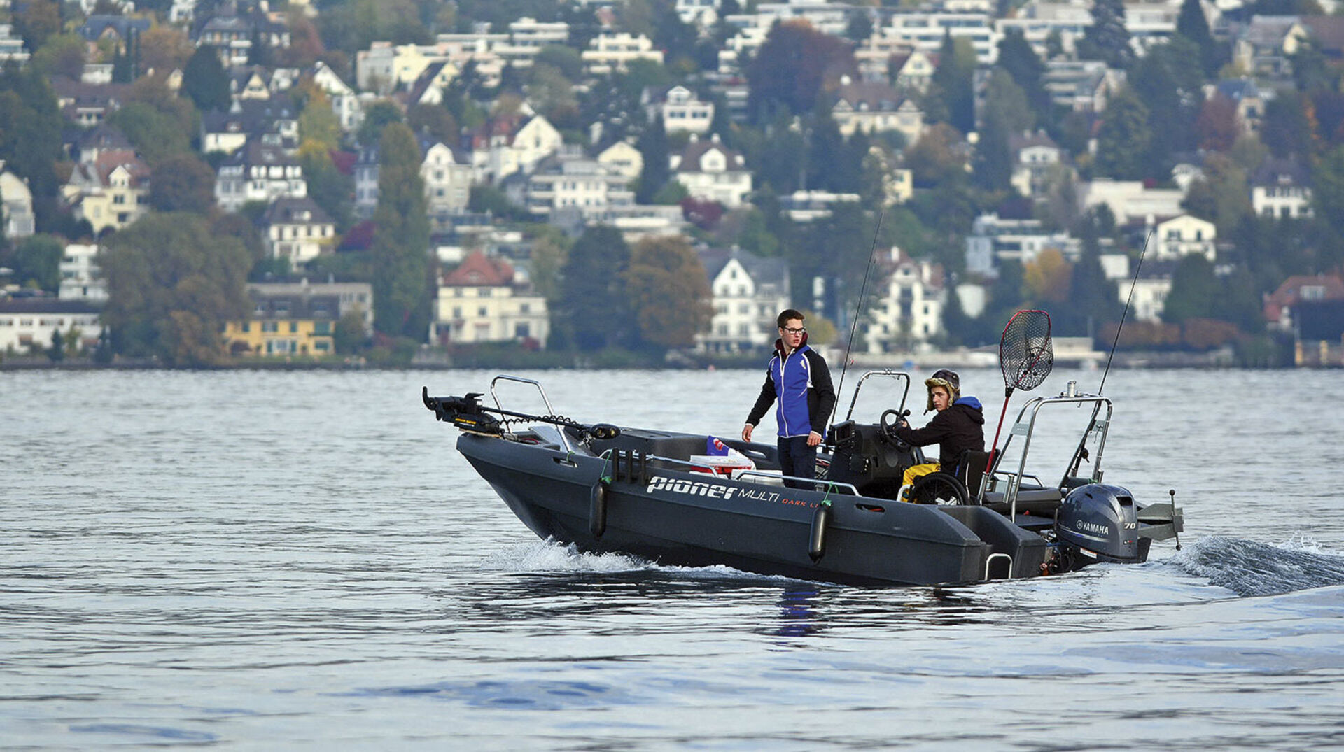 Mit dem Rollstuhl auf dem «Rennboot»