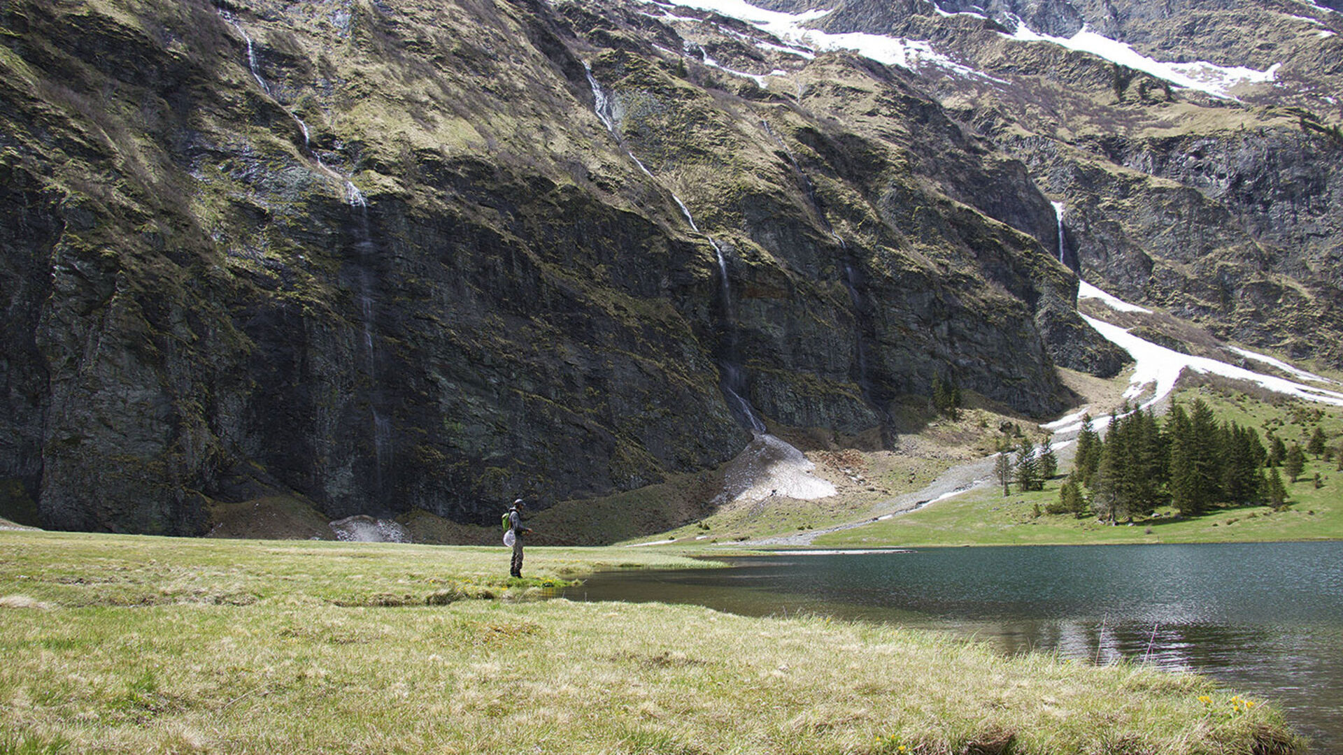 Bergseefischen mit der Nymphe