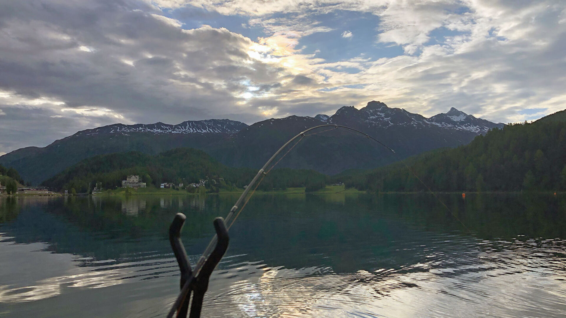Schleppen auf Saiblinge
