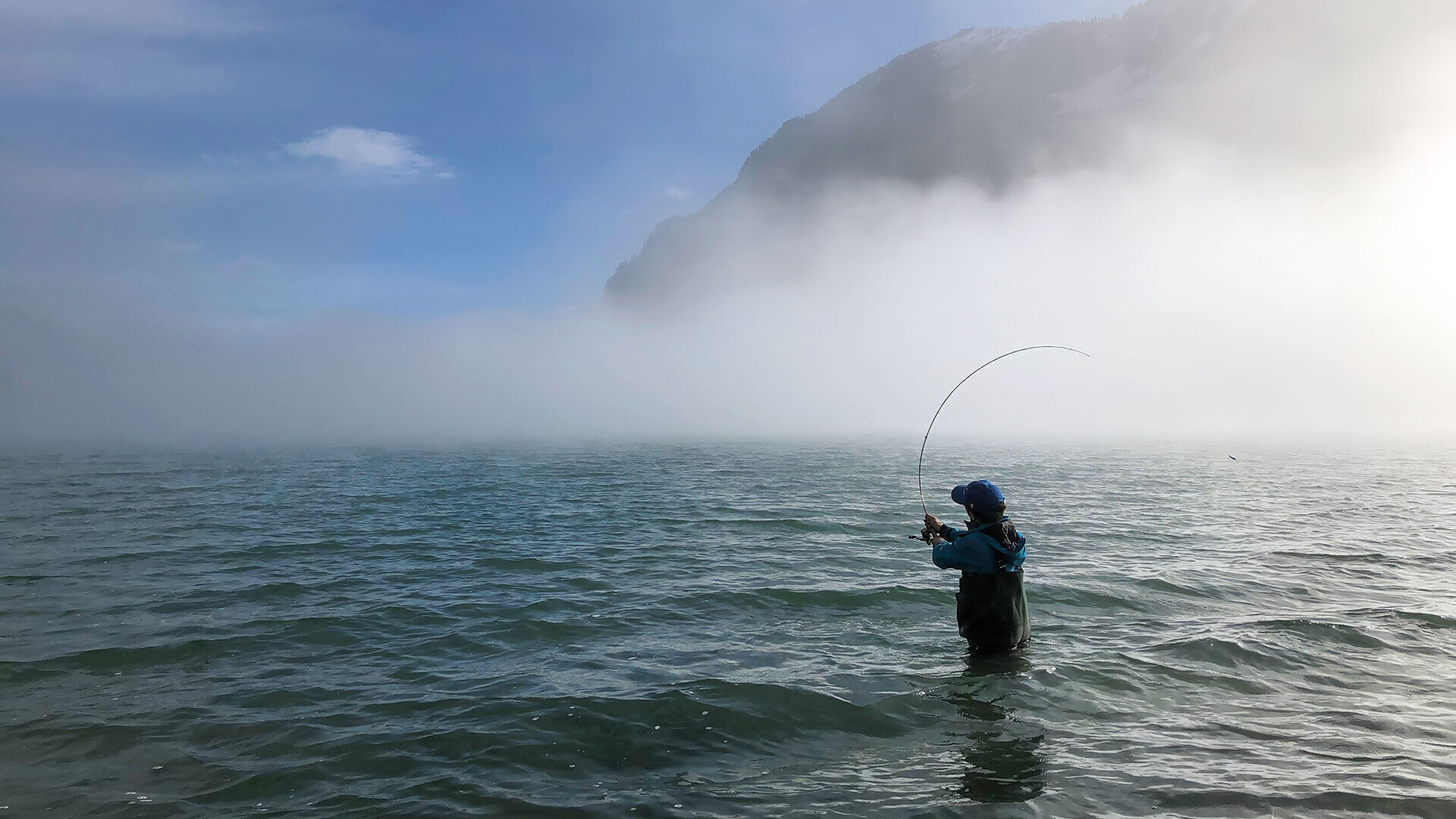 [Lungerersee:]</br>Spinnfischen auf Regenbogenforellen