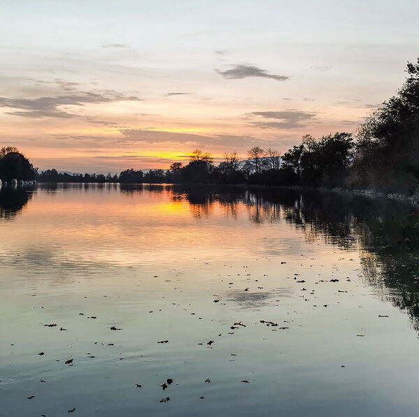 Fischen an der Solothurner Aare