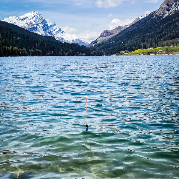 Flexible Zapfenmontage für den Bergsee