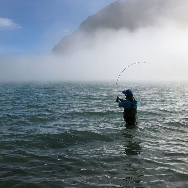 [Lungerersee:]</br>Spinnfischen auf Regenbogenforellen