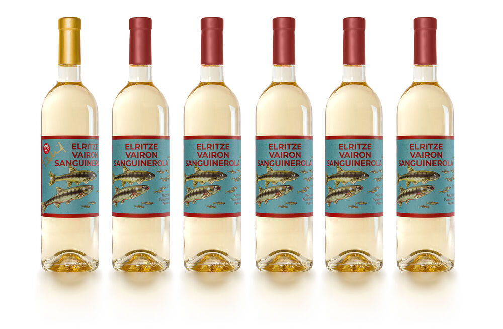 [Bouteille de vin de collection pour] le poisson de l'année 2026